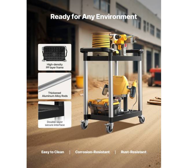 Dviejų aukštų vežimėlis su ratukais3