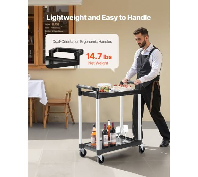 Dviejų aukštų vežimėlis su ratukais4