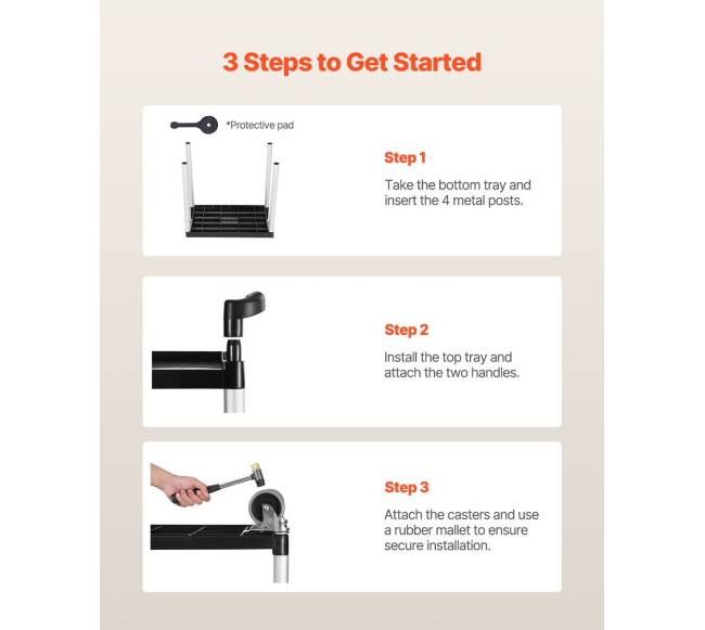 Dviejų aukštų vežimėlis su ratukais5