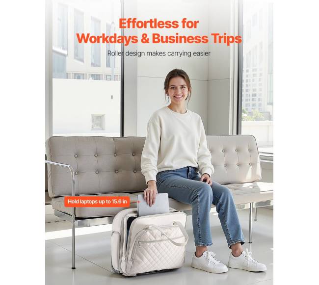 Riedama kompiuterio rankinė su ratukais 15,6 colio2