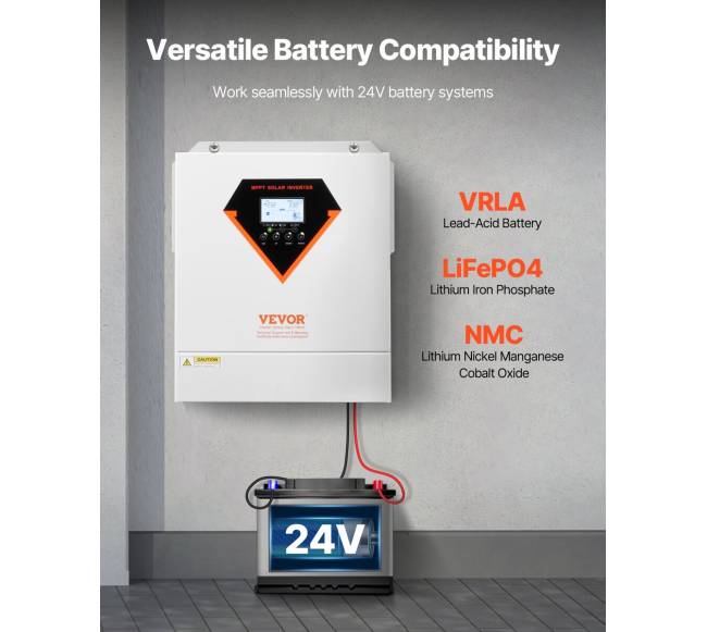 Hibridinis saulės inverteris įkroviklis 3500W4