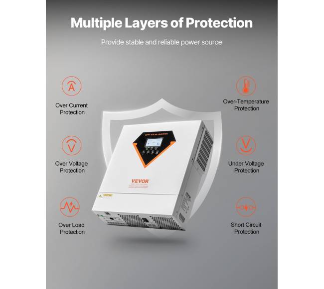 Hibridinis saulės inverteris įkroviklis 3500W5