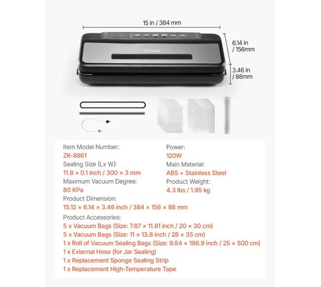 7-in-1 vakuuminė pakavimo mašina maistui6