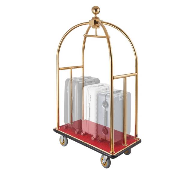 Viešbučio bagažo vežimėlis 500 kg nerūdijantis plienas0