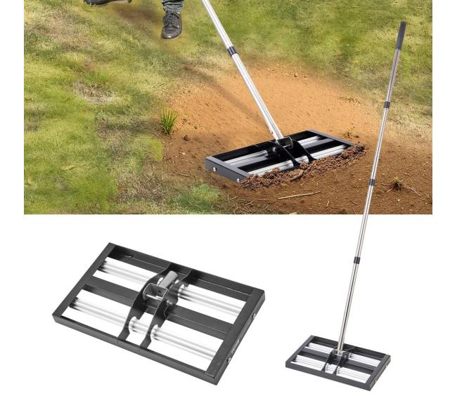 Vejos lyginimo grėblys su ilgu kotu0