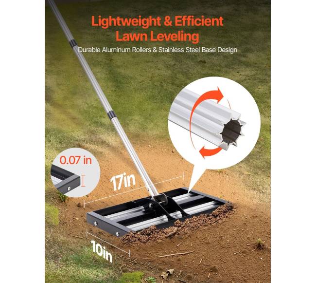Vejos lyginimo grėblys su ilgu kotu1