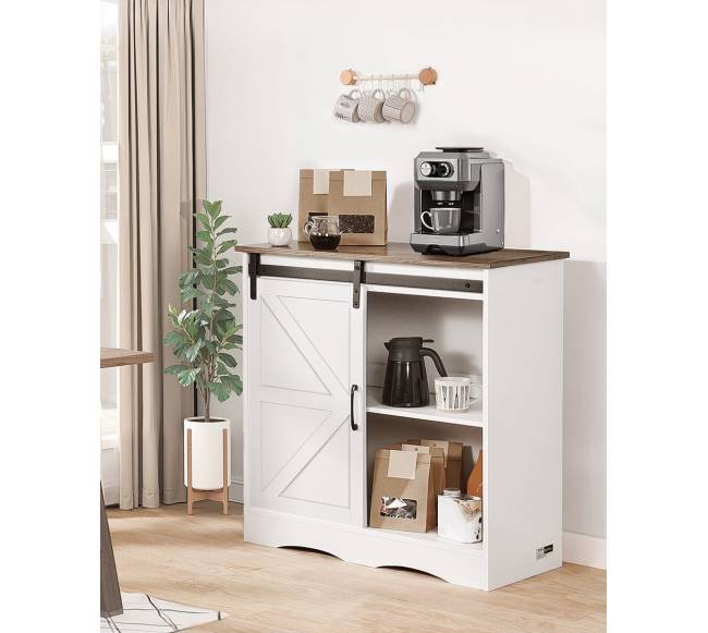 Kavos baras su durimis ir 3 lentynomis1