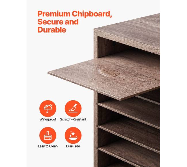 Medinis literatūros lentynas su 27 skyreliais2