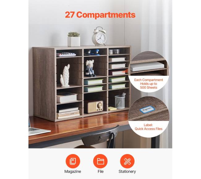 Medinis literatūros lentynas su 27 skyreliais3