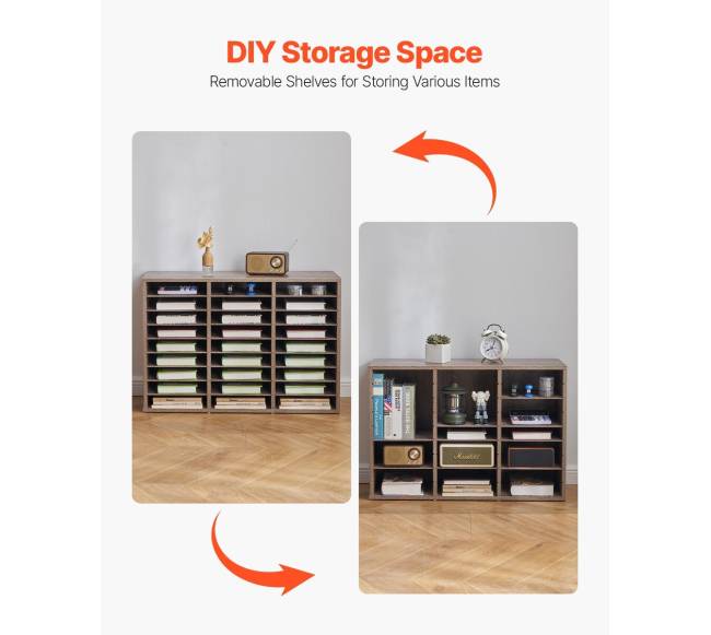 Medinis literatūros lentynas su 27 skyreliais4