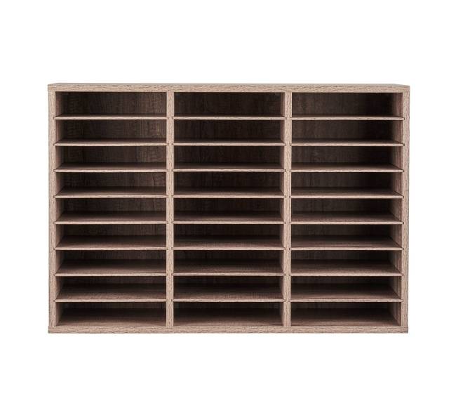 Medinis literatūros lentynas su 27 skyreliais10