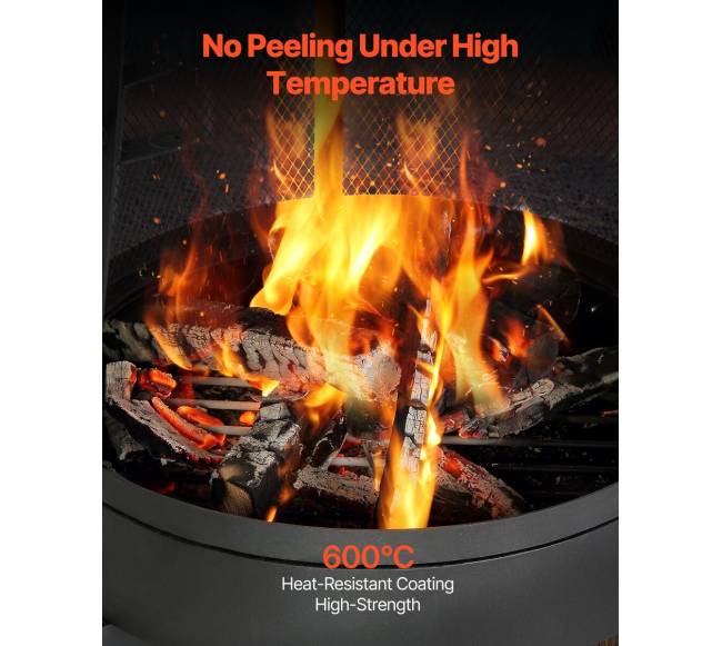 Lauko židinys su grilio tinkleliu ir kaminu3