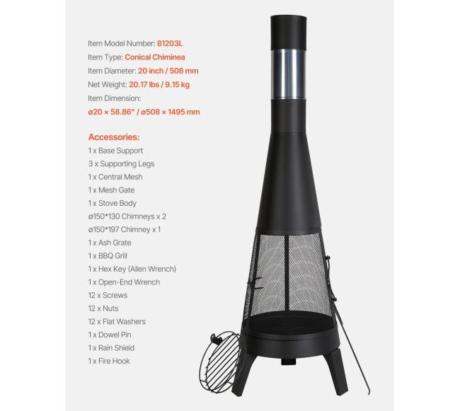 Lauko židinys su grilio tinkleliu ir kaminu6