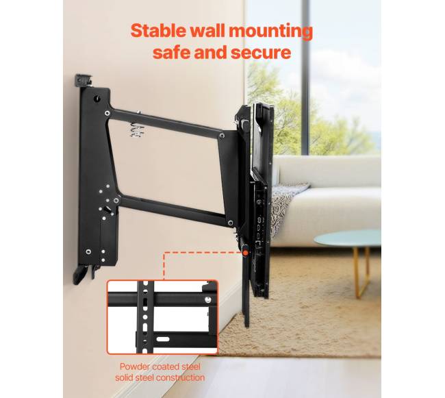 Elektrinis TV sieninis laikiklis, 32-65 in3