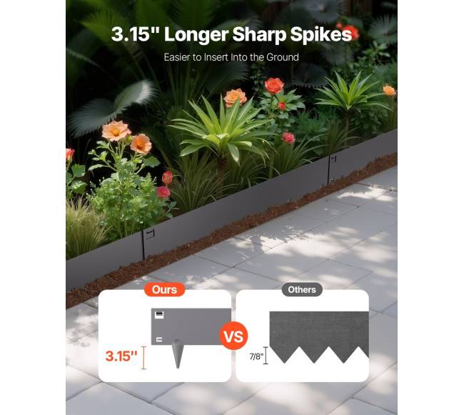 Plieninis kraštų sutvarkymas 5 vnt. pilkos spalvos1