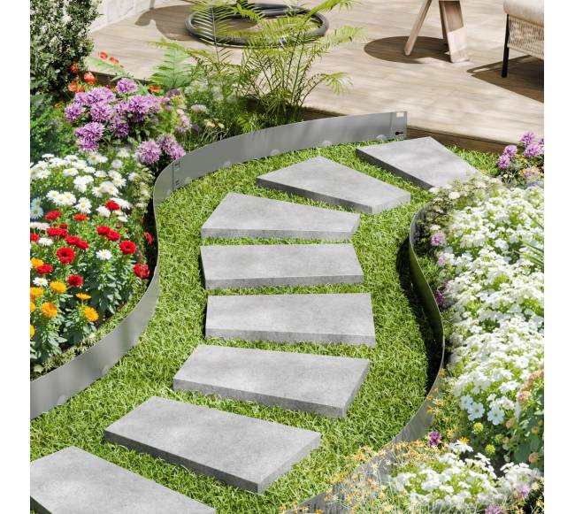 Plieninis kraštų sutvarkymas 5 vnt. pilkos spalvos7