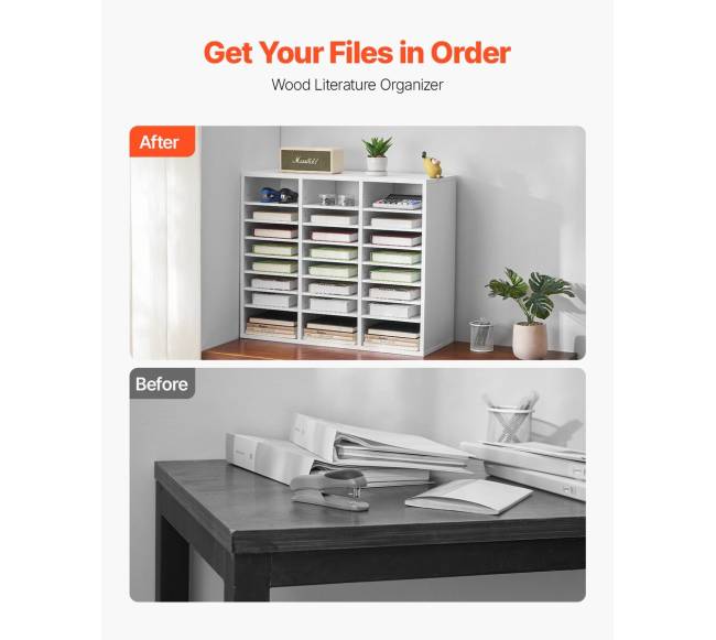 Baltas medinis literatūros organizatorius su 24 skyreliais1