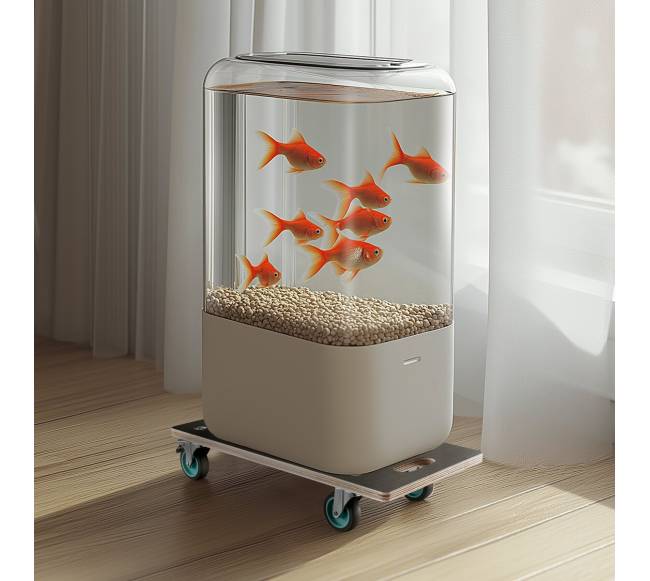 Baldų vežimėlis su 4 tyliais ratais, 250 kg7