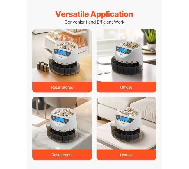 Euro monetų rūšiuoklė su LCD ekranu5