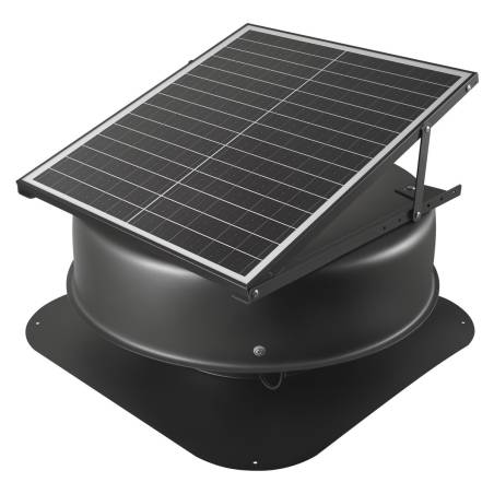 Stogo antvėję ventiliatorius su saulės energija ir termostatu0