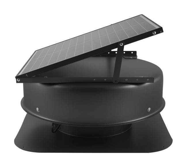 Stogo antvėję ventiliatorius su saulės energija ir termostatu8