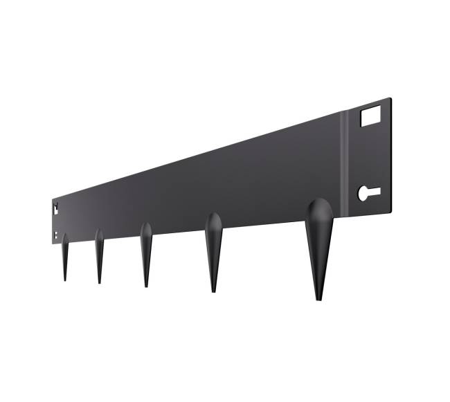 Plieninės kraštinės sodui 5 vnt 99 x 10 cm juodos9