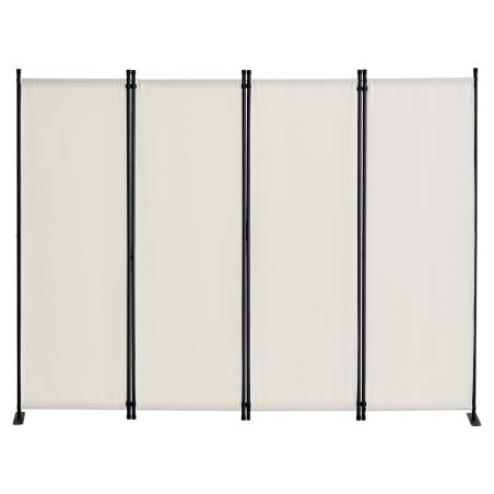 4 dalių kambario pertvara baltos sp.0