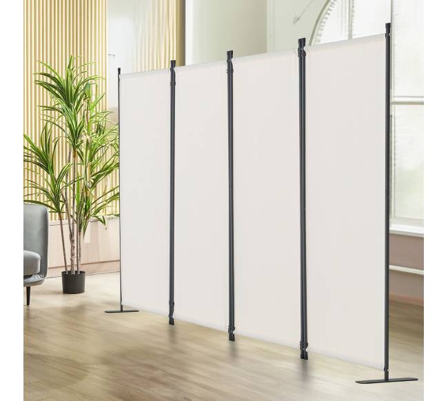 4 dalių kambario pertvara baltos sp.7