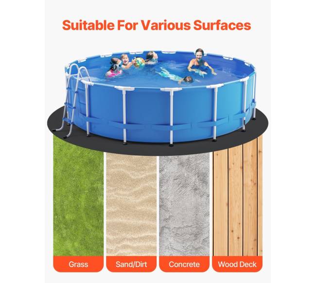 5.5 m apvalus baseino kilimėlis5