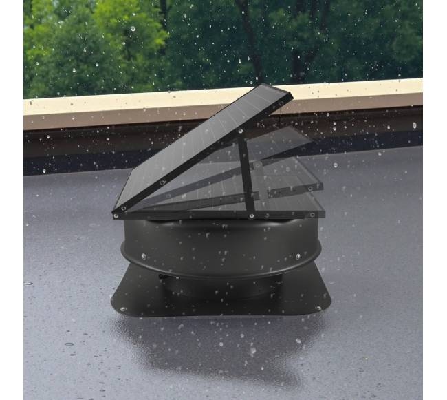 Saulės stogo ventiliatorius 50W su termostato valdymu7