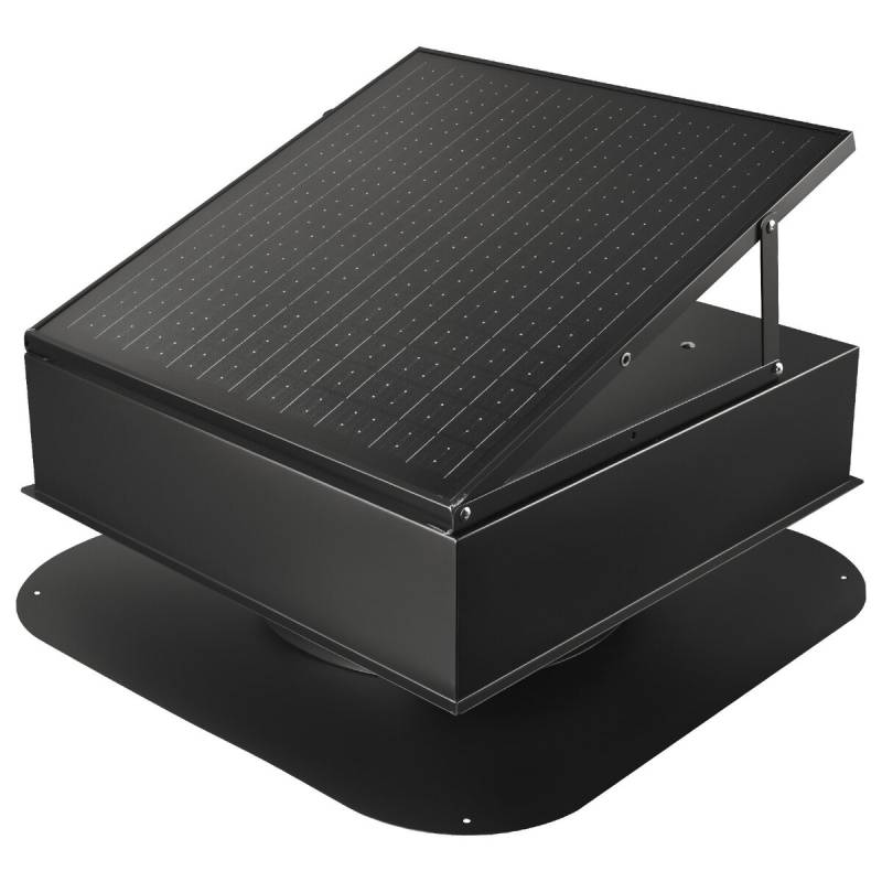 Saulės stogo palėpės ventiliatorius su termostatu0