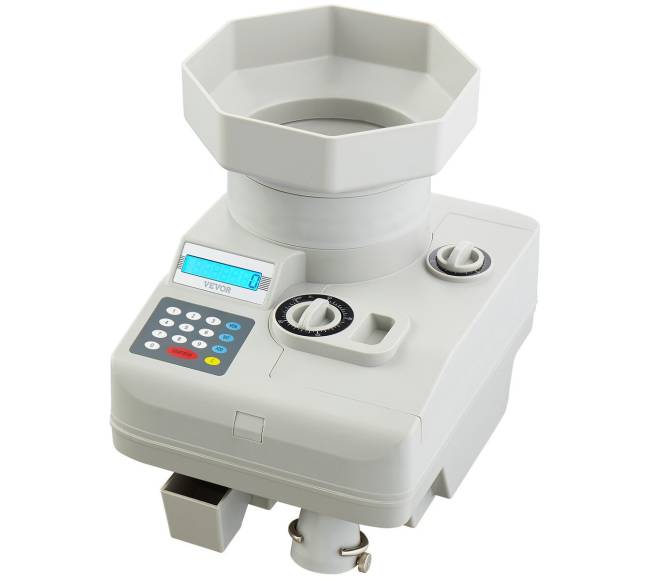 Profesionalus monetų rūšiuoklis su LED ekranu0