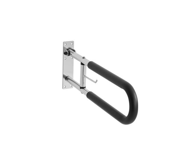 Sulankstomas tualeto turėklas su popieriaus laikikliu10