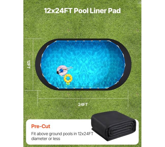 Baseino kilimėlis 12x24 ft nuožemės baseinams4