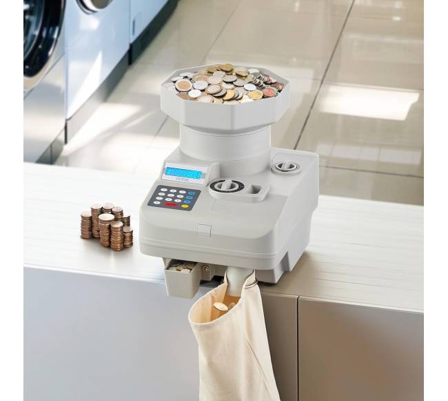 Profesionalus monetų rūšiuoklis su LED ekranu7