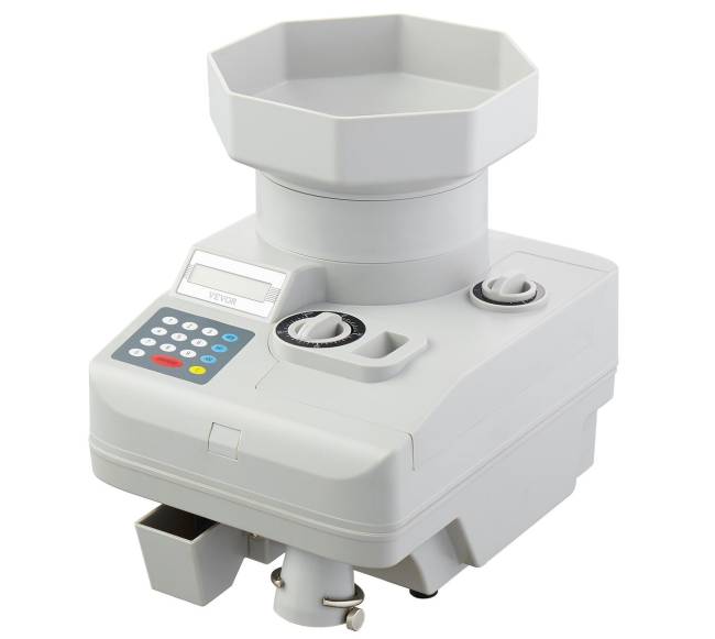 Profesionalus monetų rūšiuoklis su LED ekranu9