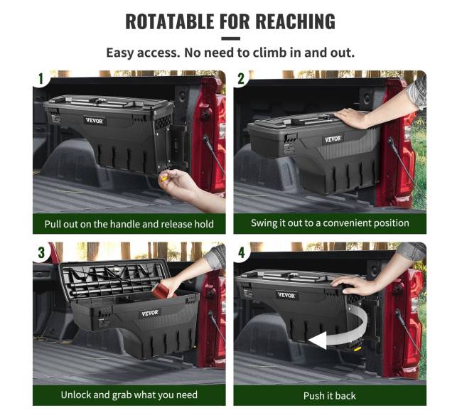 Krovinių lovos įrankių dėžė Chevrolet Silverado 1500 2019-203