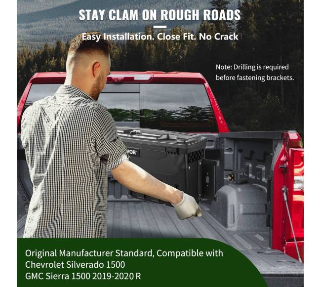 Krovinių lovos įrankių dėžė Chevrolet Silverado 1500 2019-205