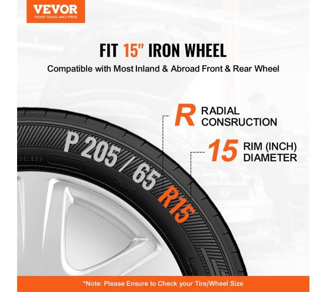 15 colių ratų dangteliai komplektas, 4 vnt.1