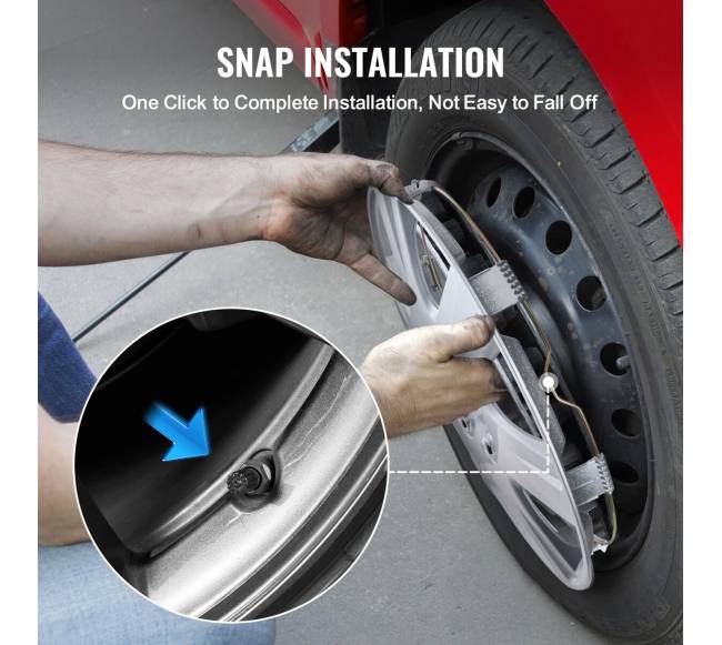 15 colių ratų dangteliai komplektas, 4 vnt.4