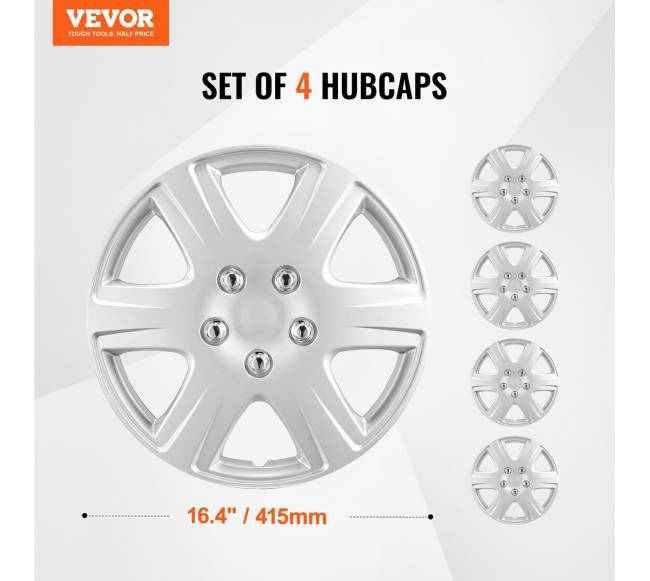 15 colių ratų dangteliai komplektas, 4 vnt.6