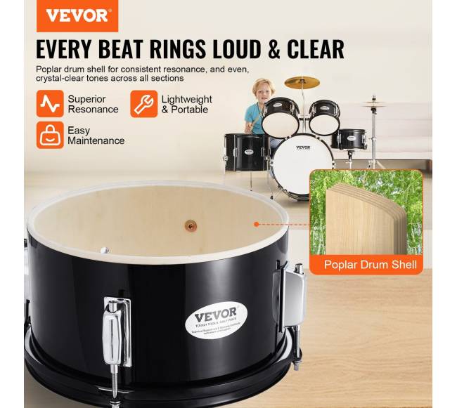 Vaikiškas 5 dalių būgnų komplektas1