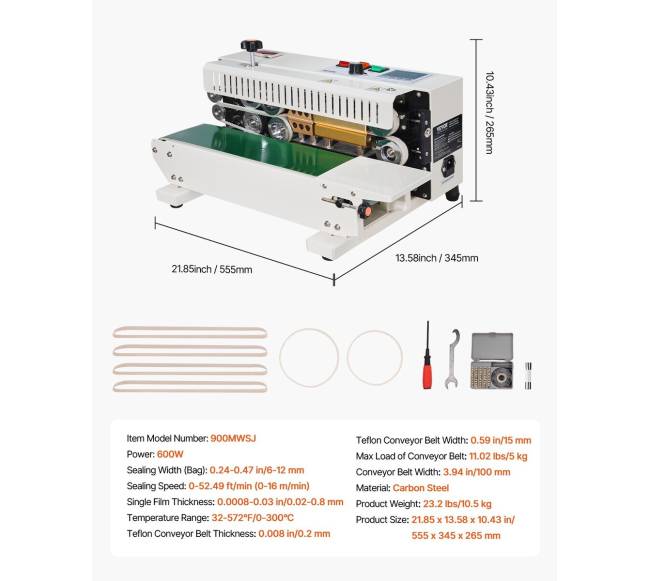 Horizontalus maišų sandarinimo aparatas6