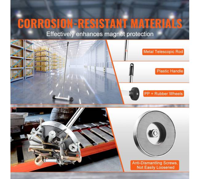 Magnetinis valiklis su ratukais, 15 colių4