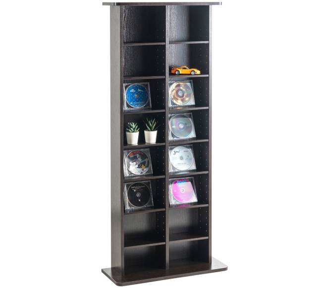 Medijų saugojimo spintelė 8 lentynų, 464 CD9