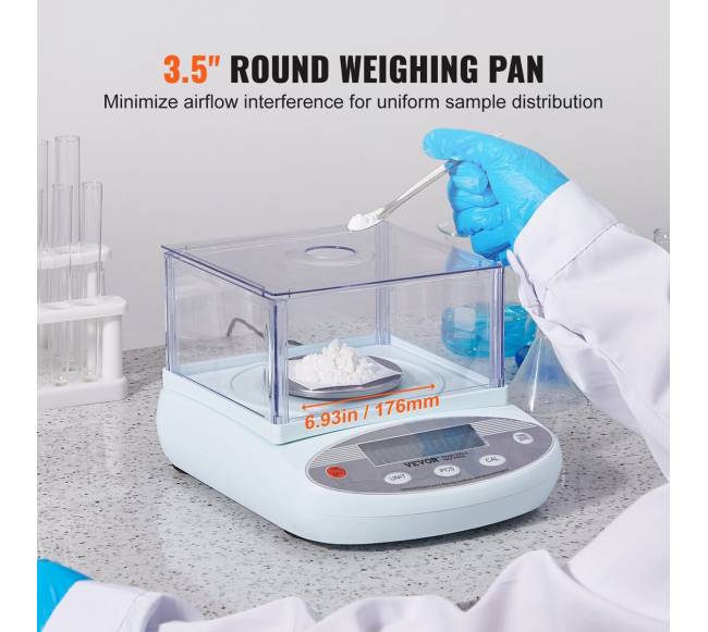 Analitinės svarstyklės su vėjo apsauga3