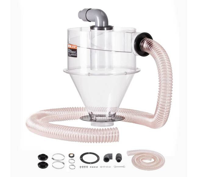 Cikloninis dulkių separatorius 4" 18.9-37.85L talpai8