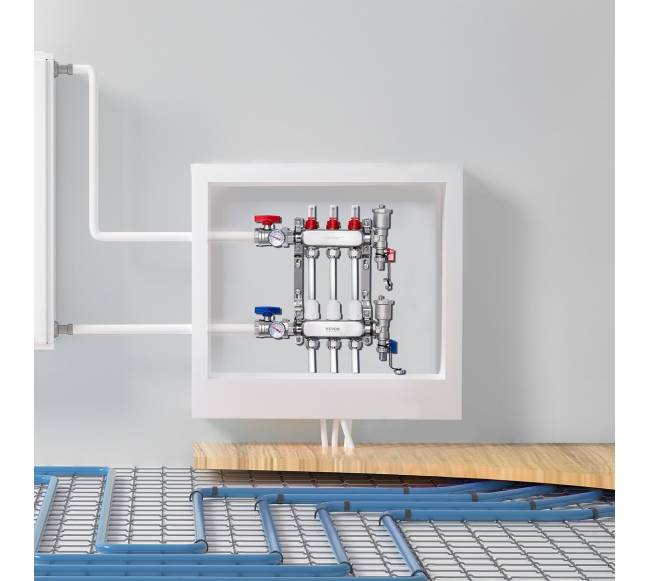 trijų šakų šildymo kolektorius grindų šildymui7