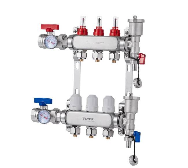 trijų šakų šildymo kolektorius grindų šildymui9