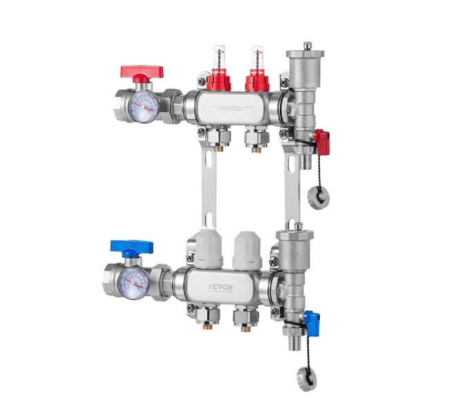 2-jungčių grindų šildymo kolektorius (PEX)9